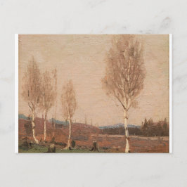 Vintage kanadische Landschaft Tom Thomsons Birches Postkarte