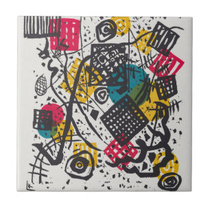 Vintage Kandinsky Kleine Welten V Bauhaus Abstrakt Fliese