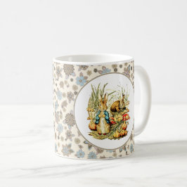 Vintage Kaninchen Ostergeschenk Kaffeetasse