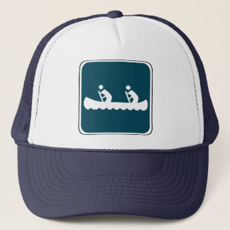 Vintage Kanu Schild Truckerkappe