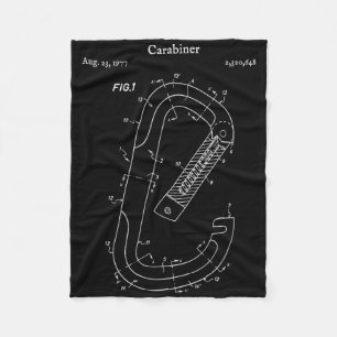 Vintage-Karabiner-Shirt - Felsenkletterer Berg Fleecedecke