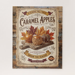 Vintage-Karamelläpfel Herbstsegen