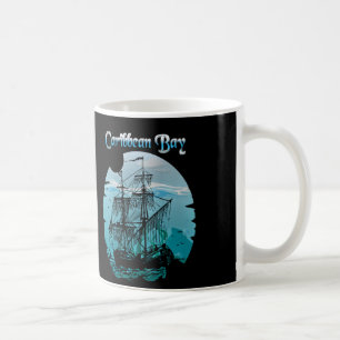 Vintage-Karibik-Piraten-Schiffe Kaffeetasse