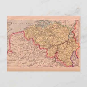 Vintage Karte, Begium, ca. 1920 Postkarte