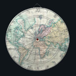 Vintage Karte der Welt (1801) Dartscheibe<br><div class="desc">Dieses ist eine Vintage Karte der Welt,  die im Jahre 1801 produziert wird.</div>