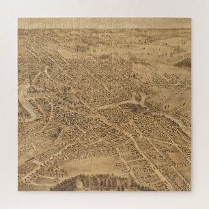 Vintage Karte des Dover NH (1877)