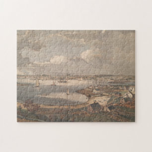 Vintage Karte des Gloucester MA (1836)