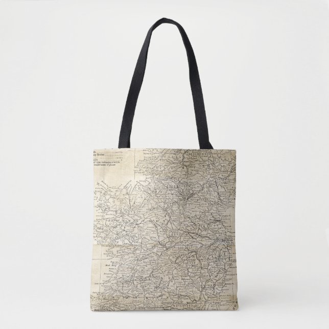 Vintage Karte des Irland- - Tasche (Vorderseite)