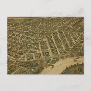 Vintage Karte des Montgomery Alabama (1887)