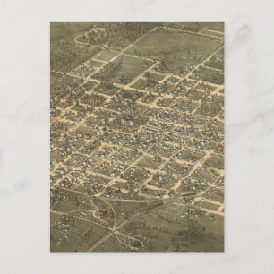 Vintage Karte des Raleigh NC (1872)