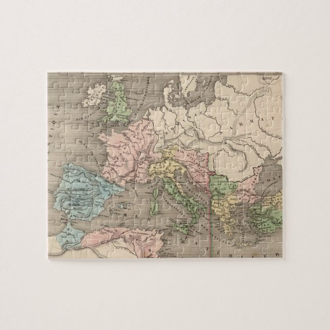 Vintage Karte des Römischen Reiches (1838) (Horizontal)