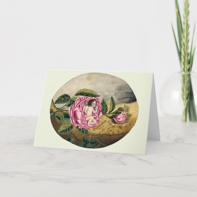 VINTAGE KARTE DES VALENTINES TAGES (Vorderseite)