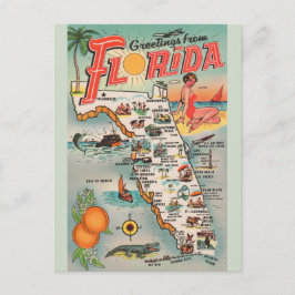 Vintage Karte Florida