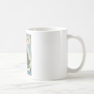 Vintage Karte für Großbritannien Kaffeetasse