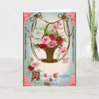 Vintage Karte Geburtstag