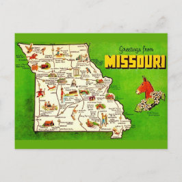 Vintage Karte Missouri