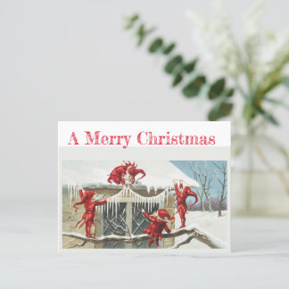 Vintage Karte mit Gnomen