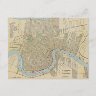 Vintage Karte New Orleans (1919)