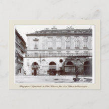 Vintage Karte Österreich Wien | Palais Modena