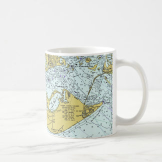 Vintage Karte Sanibel Insel-Floridas Kaffeetasse
