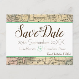 Vintage Karte Save the Date