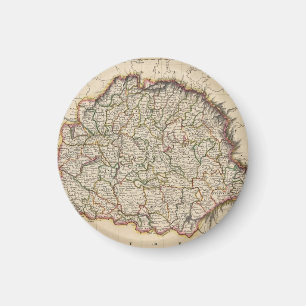Vintage Karte Ungarns (1817) Magnet