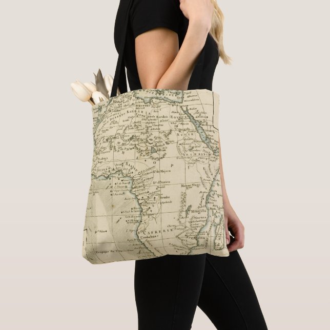Vintage Karte von Afrika Tasche (Von Nahem)