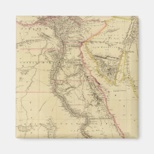 Vintage Karte von Ägypten (1832) Magnet