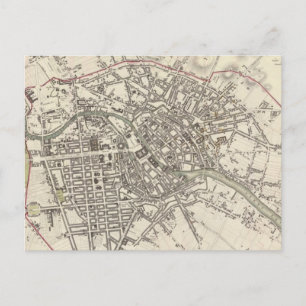 Vintage Karte von Berlin (1833)