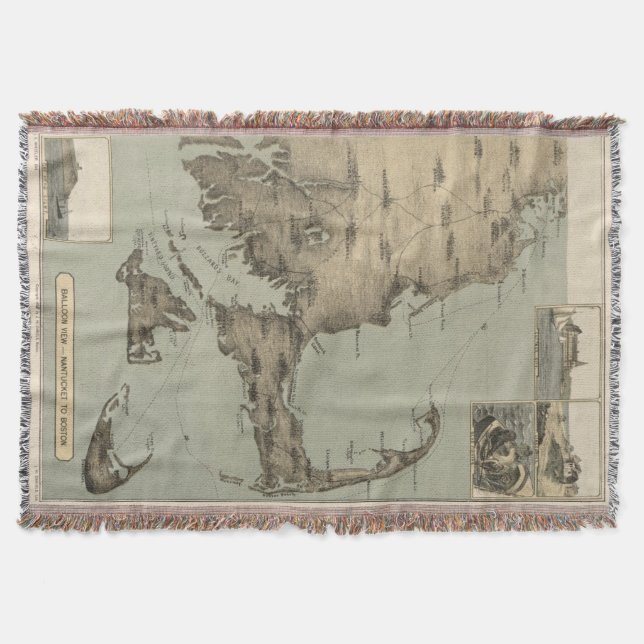 Vintage Karte von Cape Cod (1885) Decke (Vorderseite)