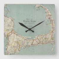 Vintage Karte von Cape Cod (1917)