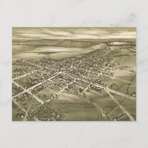 Vintage Karte von Gettysburg PA (1888)