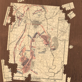 Vintage Karte von Gettysburg und Vicinity, Juli 18