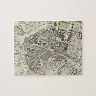 Vintage Karte von München Deutschland (1832)