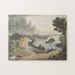 Vintage Karte von Richmond VA (1834)