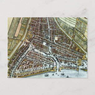 Vintage Karte von Rotterdam die Niederlande (1649)