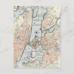 Vintage Karte von Stockholm (1733)