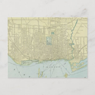 Vintage Karte von Toronto (1901)
