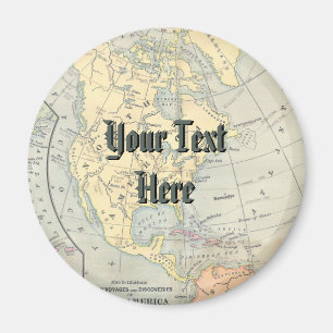 Vintage-Kartenmagnet Magnet