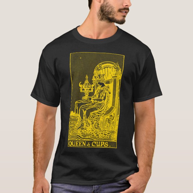 VINTAGE KARTENQUEEN FÜR TAROTS T-Shirt (Vorderseite)
