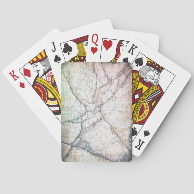 Vintage Kartenspielkarten Spielkarten (Rückseite)
