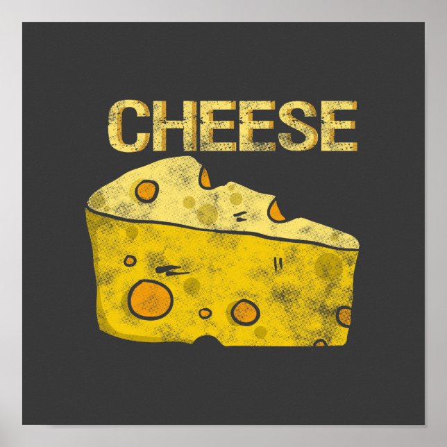 Vintage-Käse Poster (Vorne)