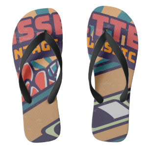 Vintage Kassete Flip Flops