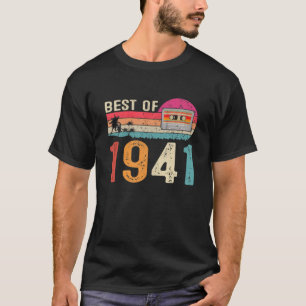 Vintage Kassette Best of 1941 Geboren 81. Geburtst T-Shirt