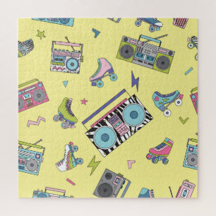Vintage Kassette, Roller-Skate: Retro