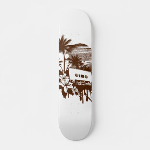 Vintage Kassettenbandmusik Skateboard