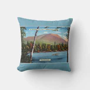 Vintage Katahdin Postkarte Kissen