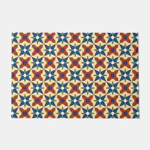 Vintage katalanische Insel Tile Fußmatte