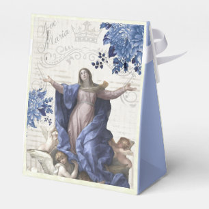 Vintage katholische religiöse gesegnete Jungfrau Geschenkschachtel