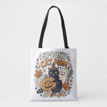 Vintage-Katz-Mama-Halloween-Grafik